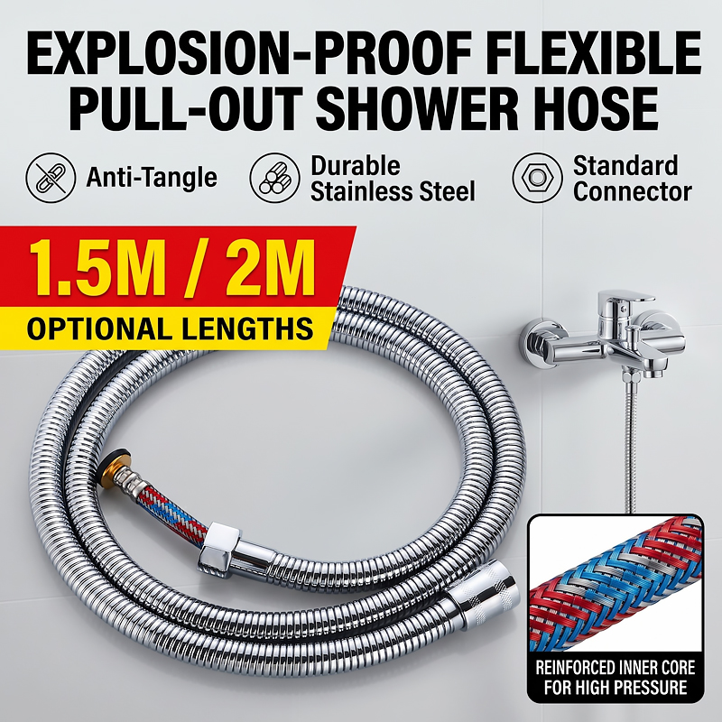 1.5M/2M Stainless Steel Braide - Flexible Hose Braided ulasan dan harga