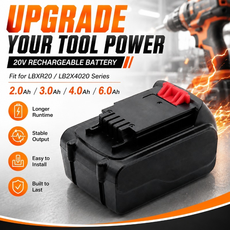 20V Max 6.0Ah Lithium-Ion Repl - Black+Decker Tool 20V Max ulasan dan harga