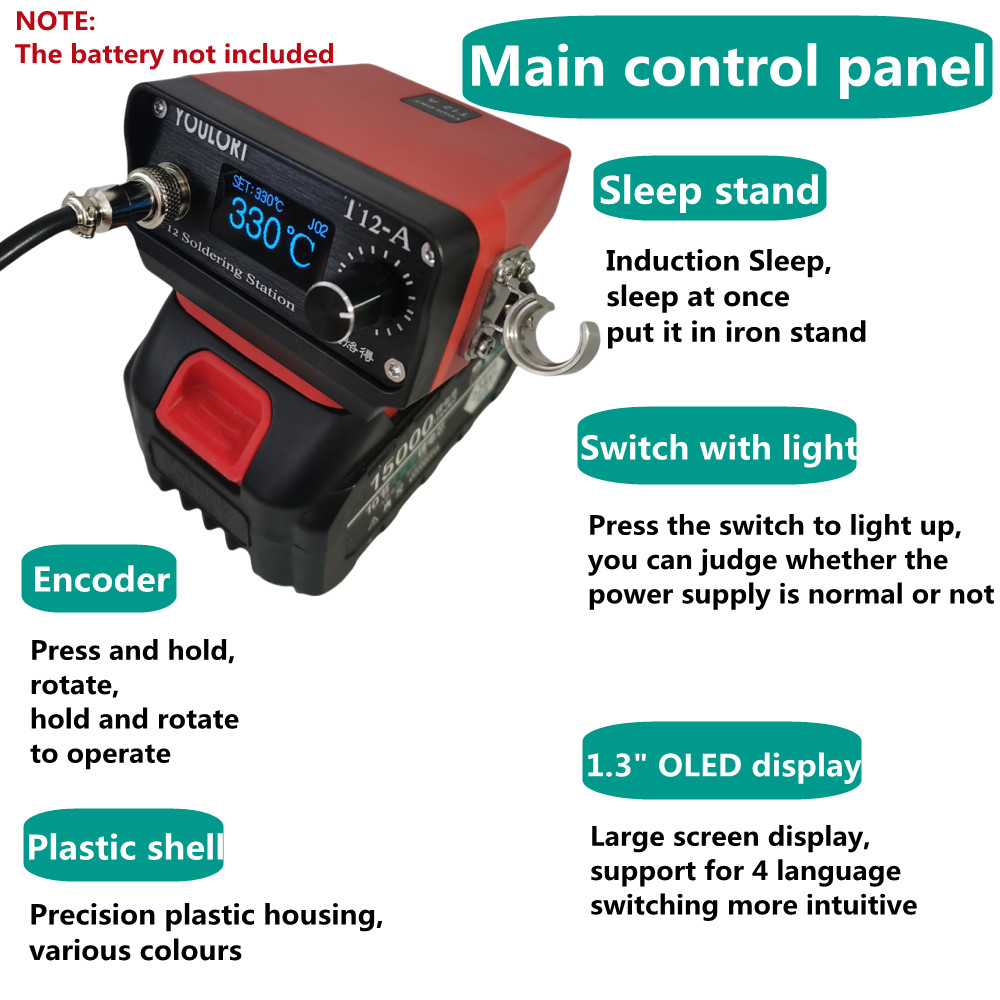T12-A STM32 V3 Cordless Solder - Milwaukee Drill M12 Fuel ulasan dan harga