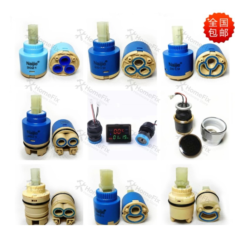 1Pcs Ceramic Valve Core 28mm 3 - Basin Mixer Cartridge ulasan dan harga