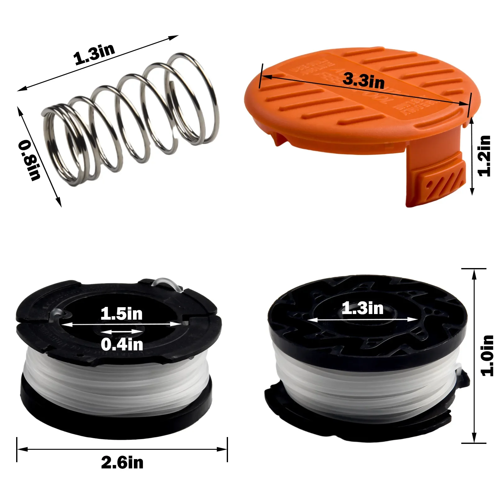 Trimmer Spool & Cap & Spring F - Black+Decker Tool Cordless ulasan dan harga