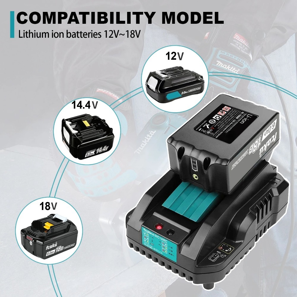 DC18RC Li-ion Battery 3A Charg - Makita Drill Hp1640 ulasan dan harga