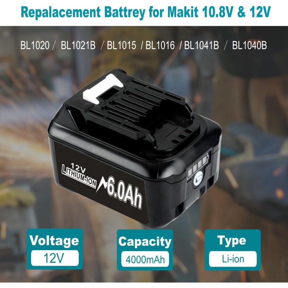 10.8V 12V 6A Rechargeable Repl - Makita Drill Hp1640 ulasan dan harga