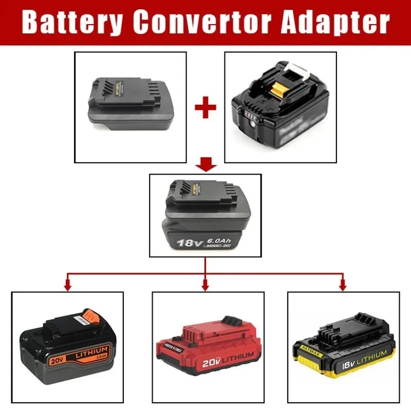 MT18BPS Adapter for Makita 18V - Black+Decker Tool Cordless ulasan dan harga