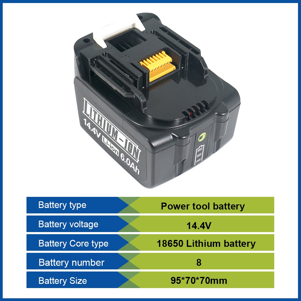 For Makita 14.4V 6.0Ah 5.0Ah L - Makita Drill Hp1640 ulasan dan harga