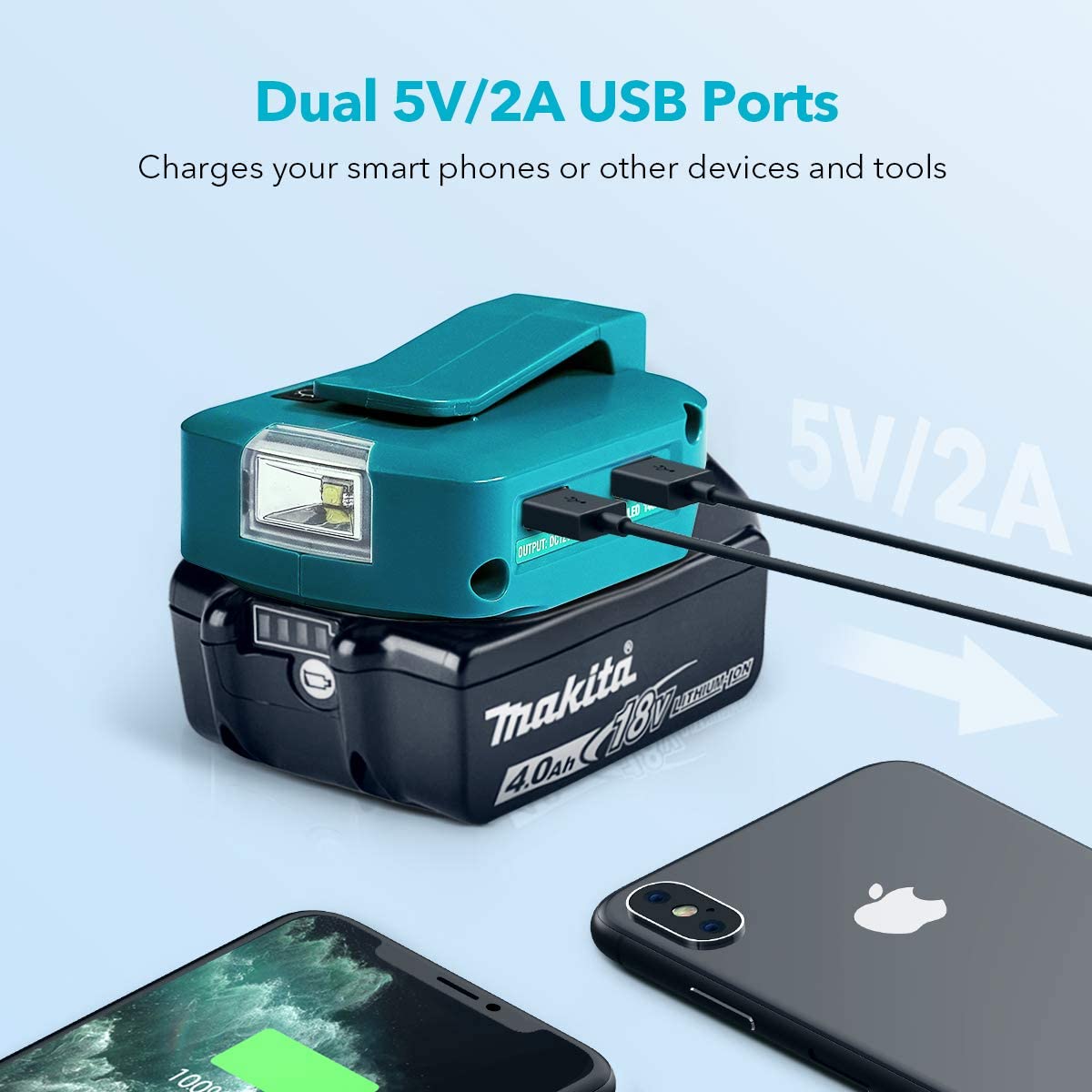 USB Adapter For Makita BL1430  - Makita Drill Hp1640 ulasan dan harga