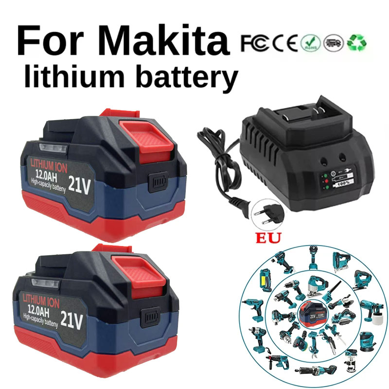 18V 21V 6.0 9.0 12.0Ah Recharg - Makita Drill Ddf484 ulasan dan harga